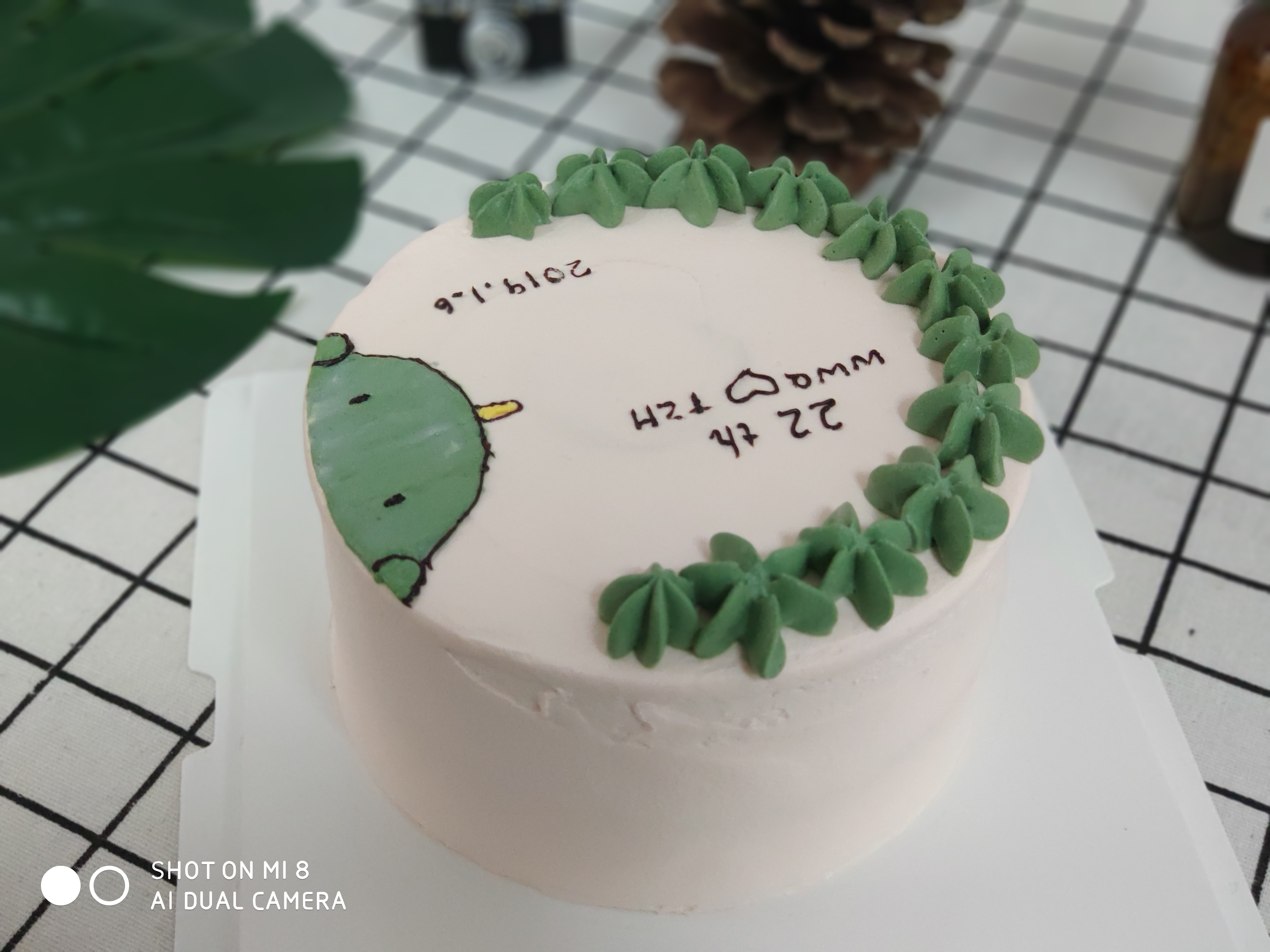 DIY的生日蛋糕 小龙格林