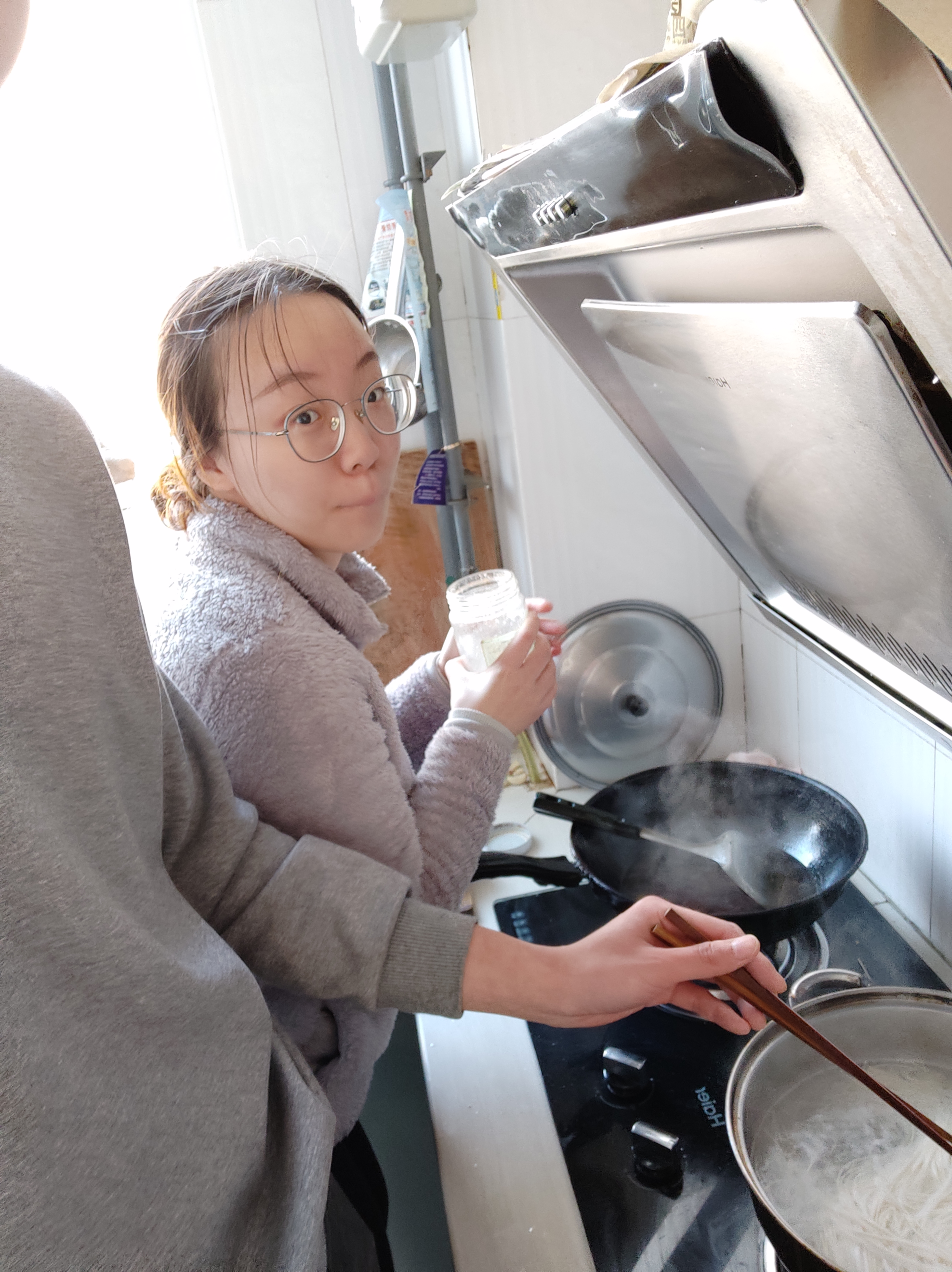 宝宝家一起做饭