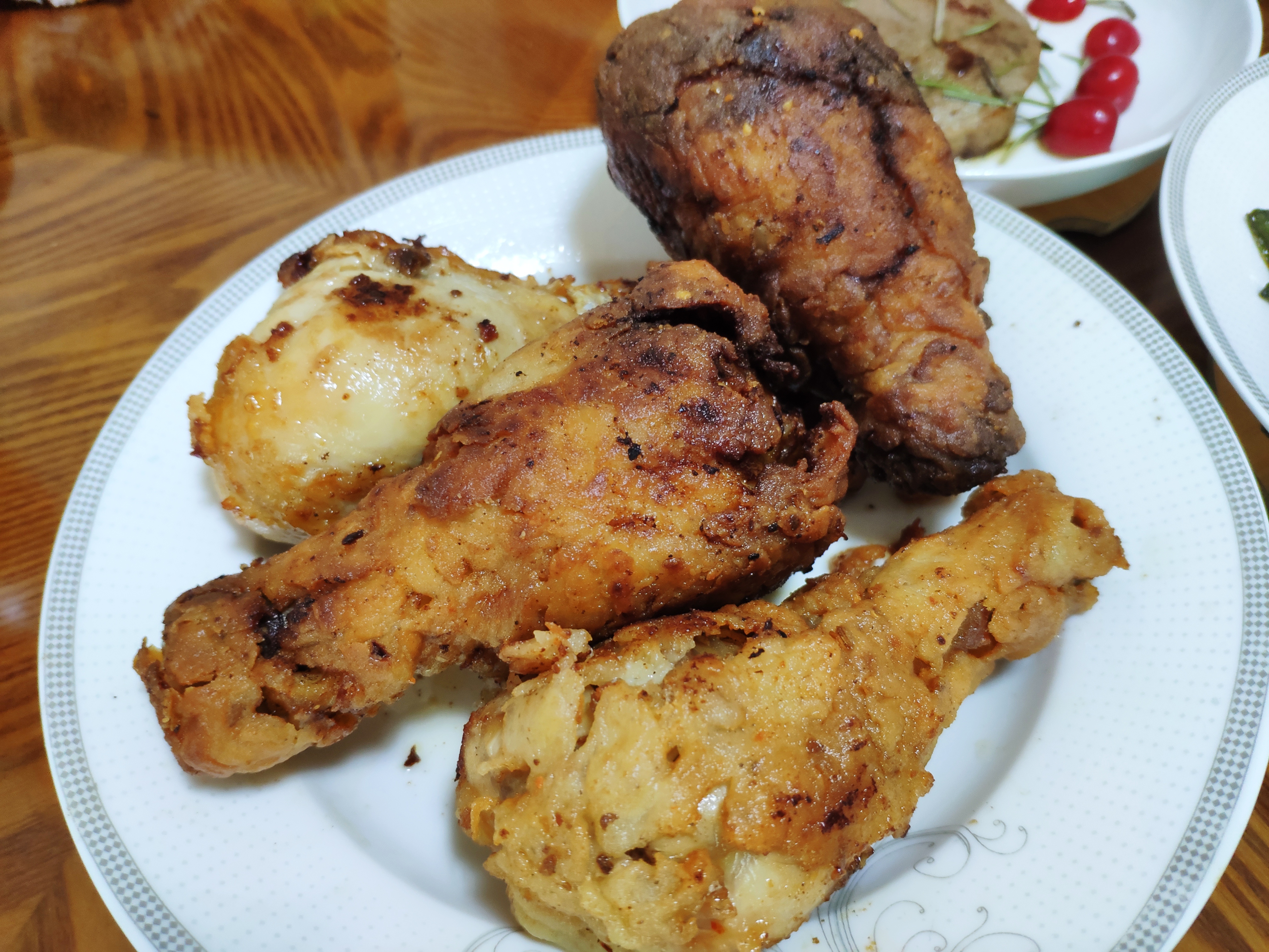 我做的迷迭香酸奶炸鸡腿