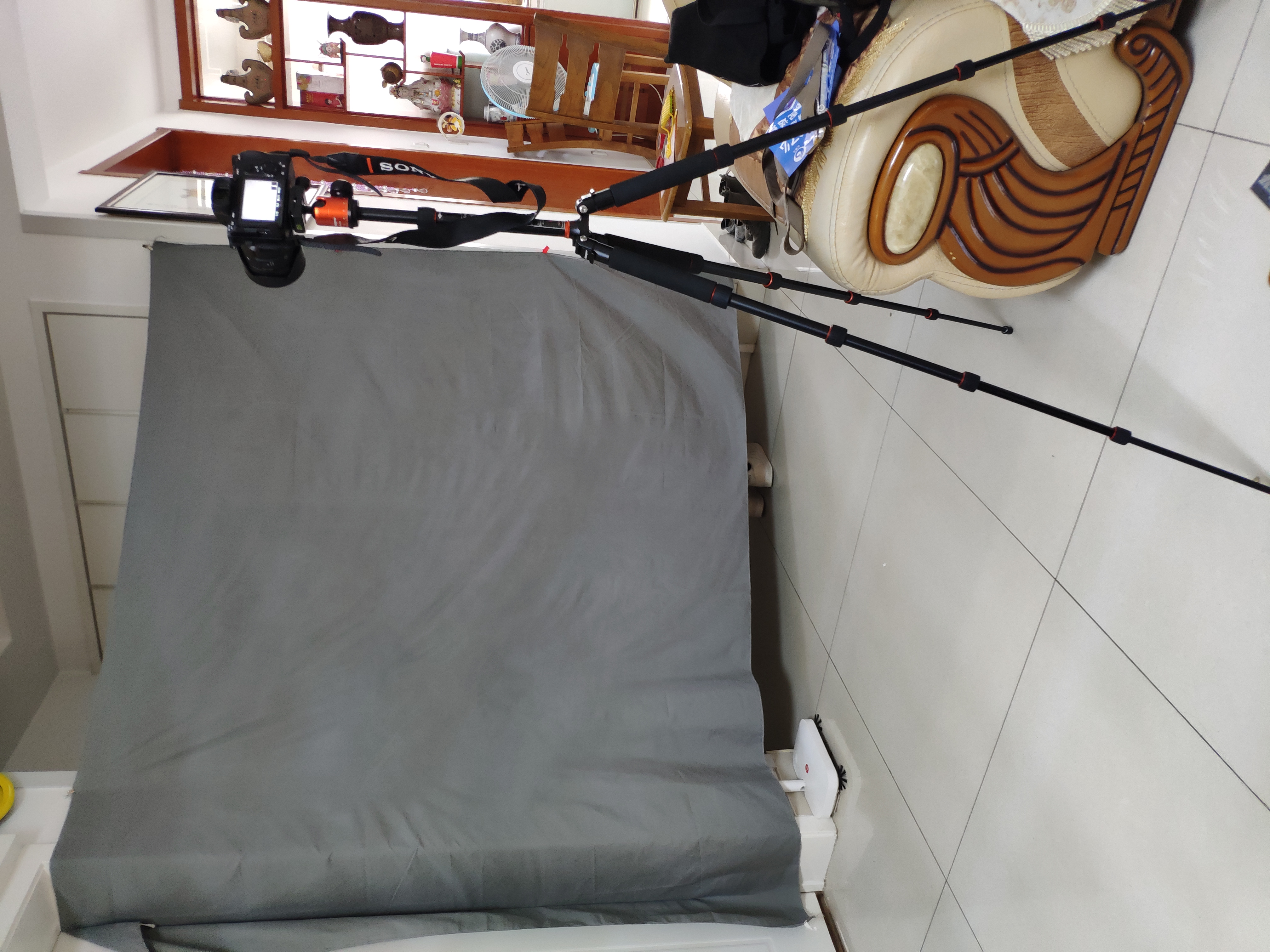 宝宝家搭建影棚