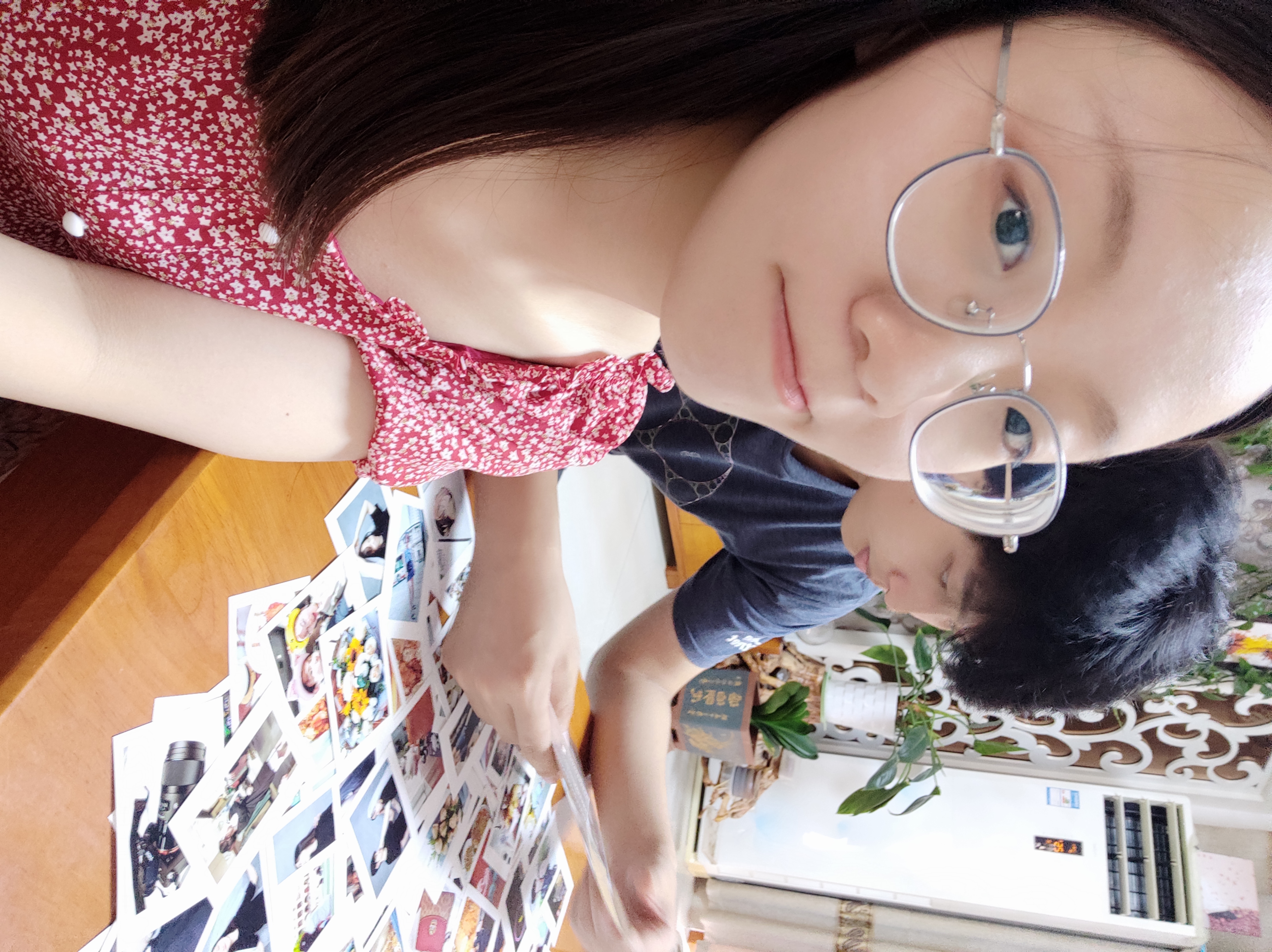 一起整理一年的照片